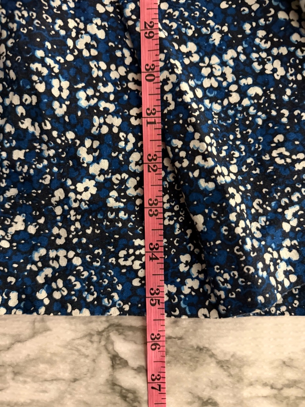 Gap women’s Navy Floral Sleeveless A-Line Dress size 12 - Picture 9 of 9